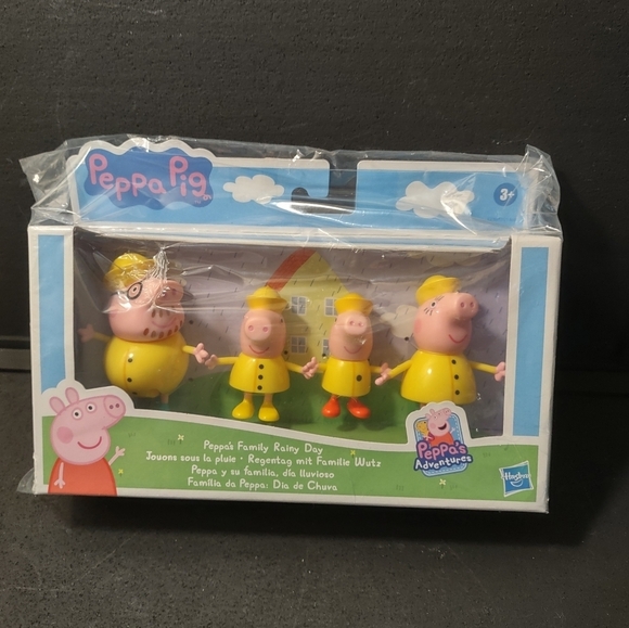 NWT Peppa pig Little Red car and Peppa family rainy day - Picture 7 of 9